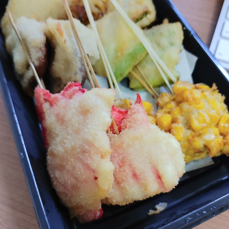 野菜串かつ6本セット(串かつでんがな 錦糸町南口店)