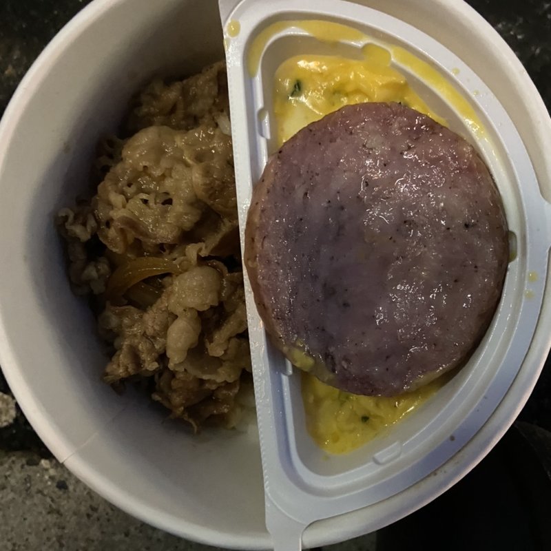 SUKIMIX（オムソーセージ牛丼弁当）(すき家 二子玉川駅前店 )