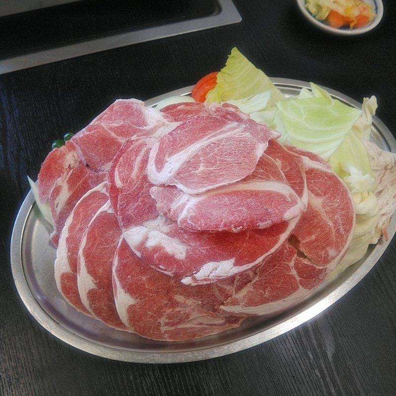 ジンギスカン定食(川原新田ドライブイン )