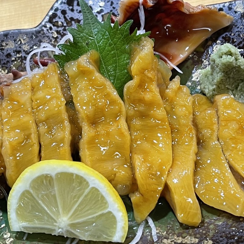 活ホヤの刺身(弥次喜多 （やじきた）)