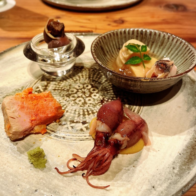 おまかせ「つまみ多めのスタンダードコース」(eat 鮨と和食)