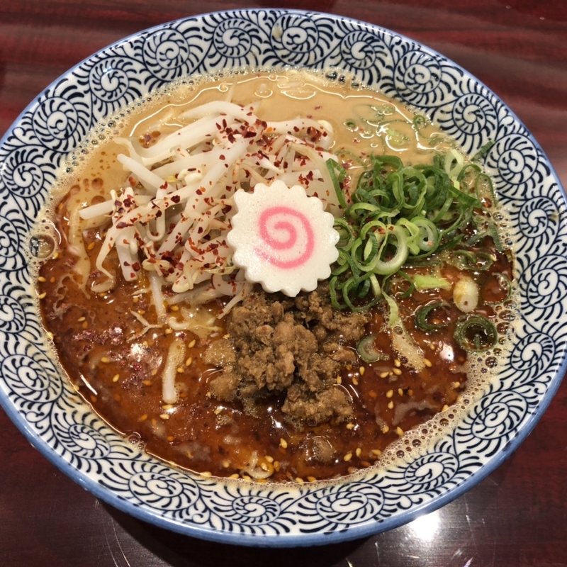 魚担々麺(自家製麺 魚担々麺・陳麻婆豆腐 dandan noodles なんばラーメン一座店)