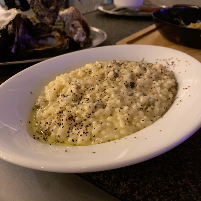 牡蠣のクリームチーズリゾット(Garden Kitchen FLARIE)