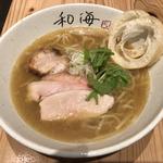 鶏塩らーめん(らーめん専門 和海 なんばラーメン一座店)