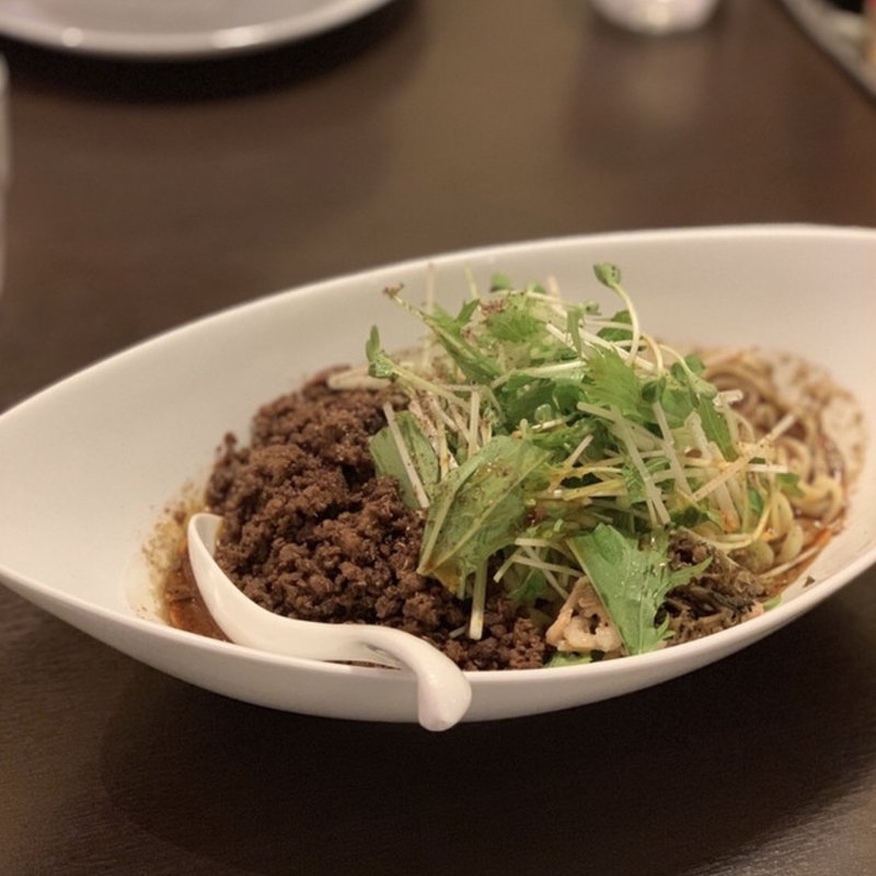 黒胡麻汁なし(四川担担麺 阿吽 湯島 （シセンタンタンメン アウン ユシマ）)