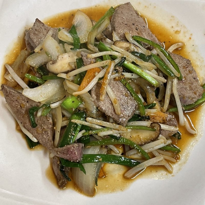 レバニラ炒め(ひさご )