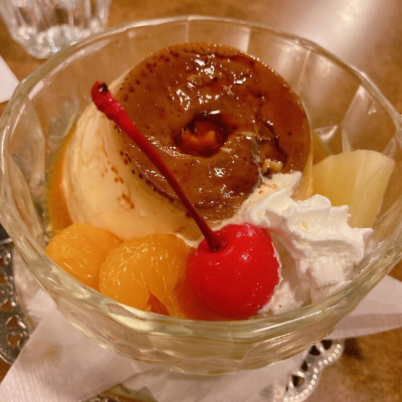 自家製プリン(名曲・珈琲 麦)