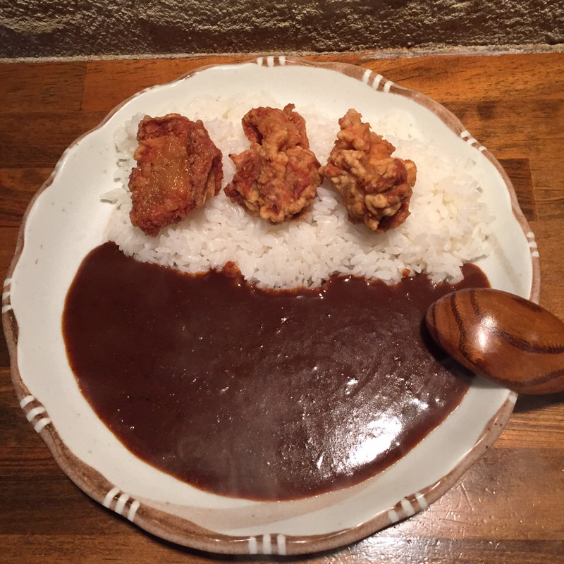 からあげカレー(ウツボヤ)