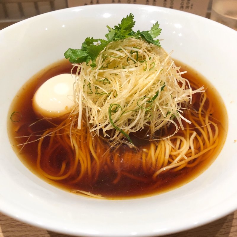 あっさり淡々麺　味玉(てんせんめん)