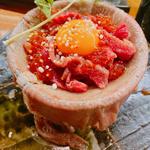 こぼれ炙りA5リブロースのひつまぶし