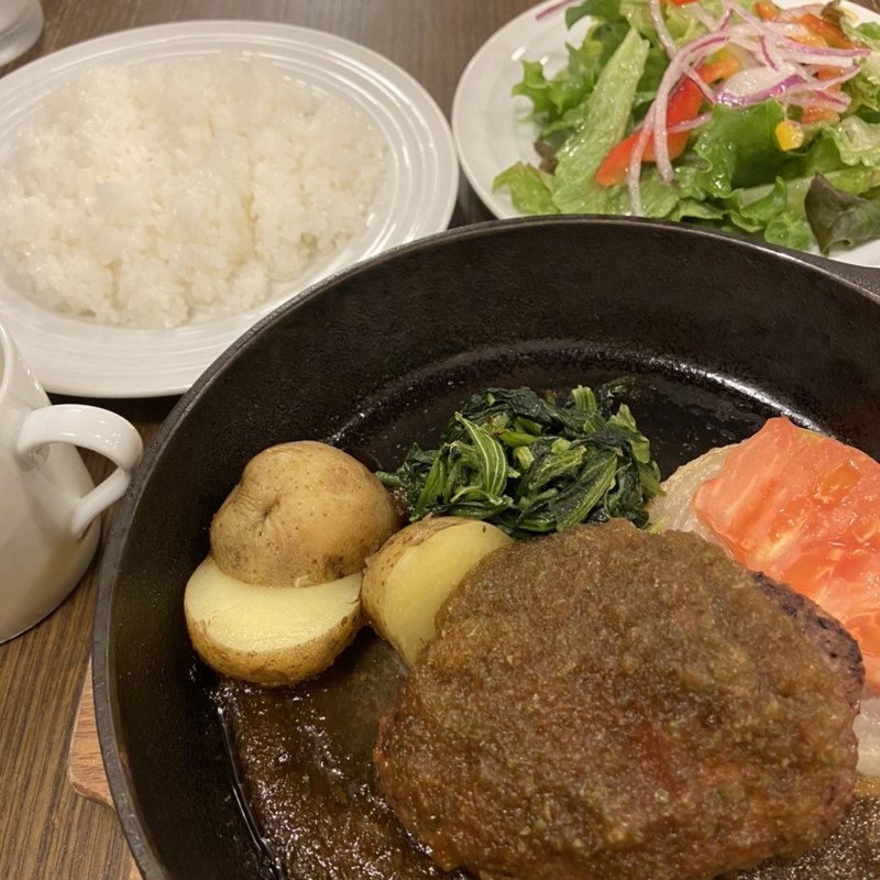 シェフの手ごねハンバーグ(ローマイヤレストラン銀座店)