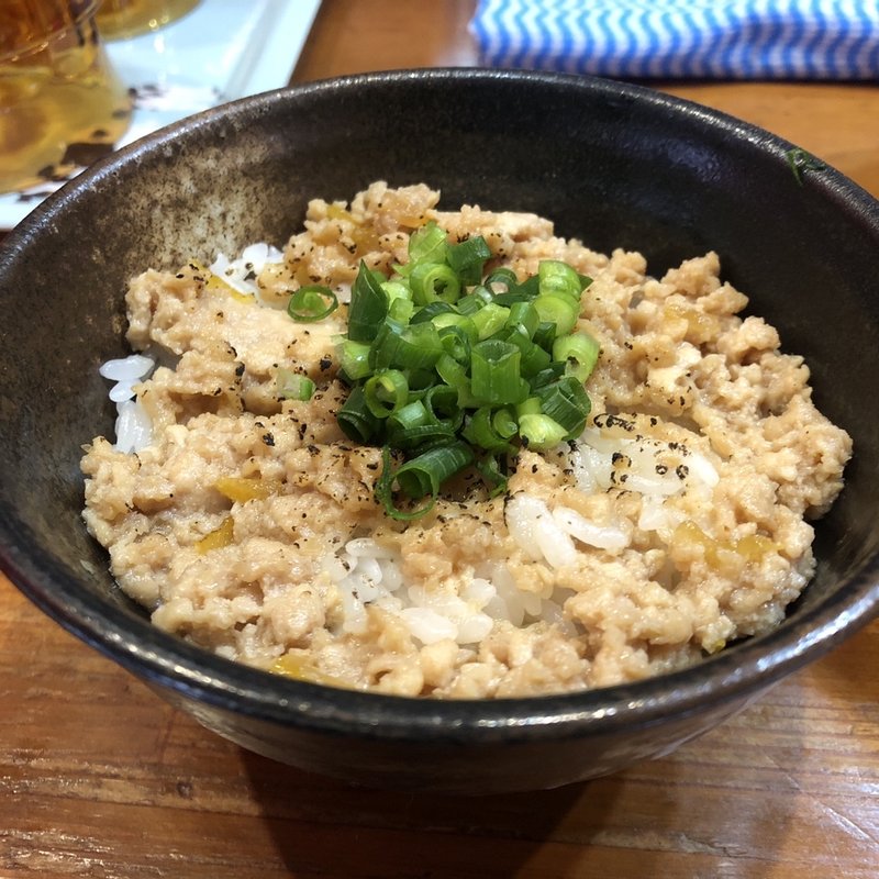 ランチ限定！柚子そぼろ丼(濃厚蟹みそラーメン 石黒商店)