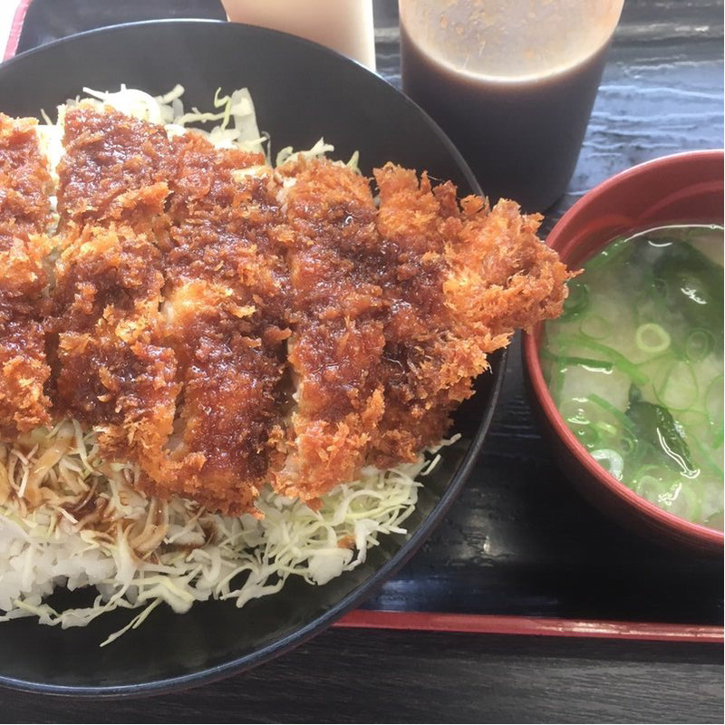 ソースチキンカツ丼(資さんうどん 諸岡店)