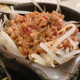 土鍋肉味噌もやし(立吉餃子 青山店)