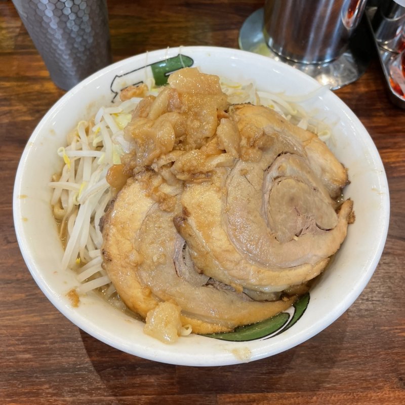 濃厚ラーメン並　チャーシュー増し(雷 本店 （かみなり）)