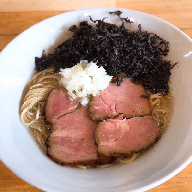 煮干し中華蕎麦岩海苔トッピング(中華蕎麦會)
