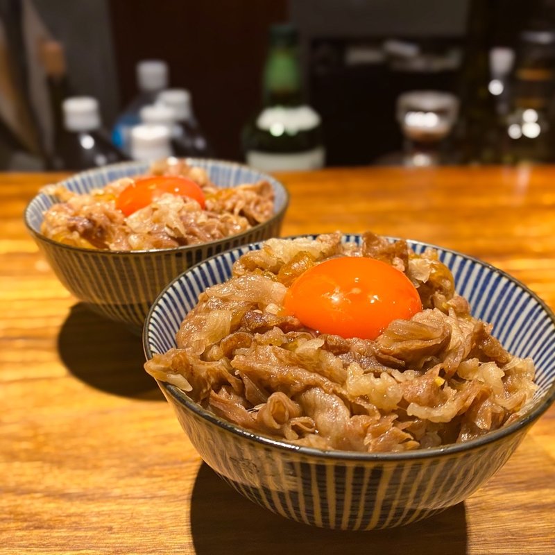 大人の牛丼(食堂うちの)