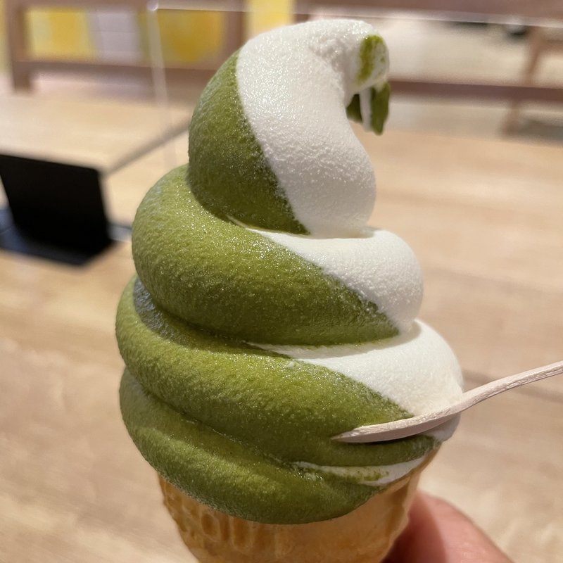 ミックス（ミルク&抹茶）(フタバフルーツパーラーアミュプラザくまもと店)