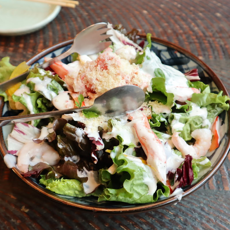 漁師のシーザーサラダ　(大庄水産 札幌読売北海道ビル店)