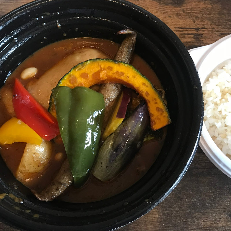 チキンと野菜(Rojiura Curry SAMURAI.吉祥寺店)