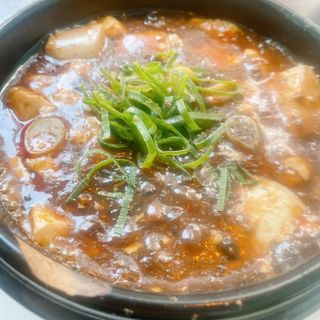 麻婆豆腐定食(ダオフー 肥後橋店)