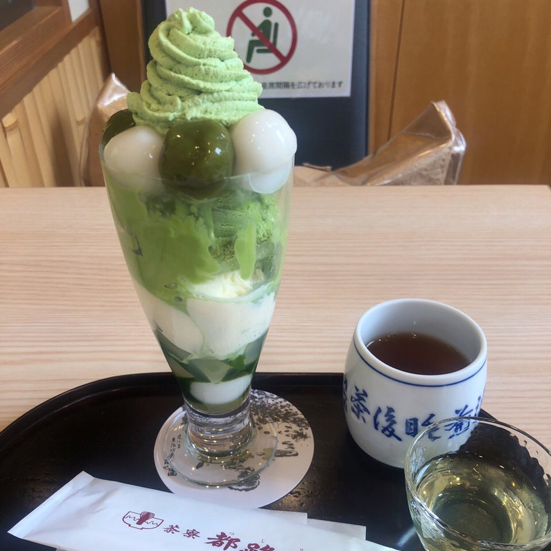 白玉パフェ(茶寮都路里 祇園本店 （さりょうつじり）)