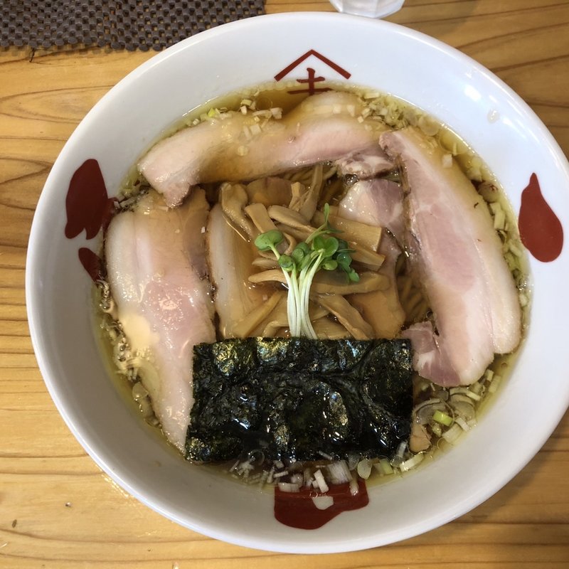 バラ肉そば(支那そば やまき)