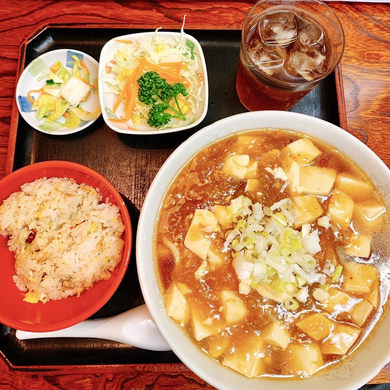 マーボーメン(Bセット)(ラーメン とん吉)