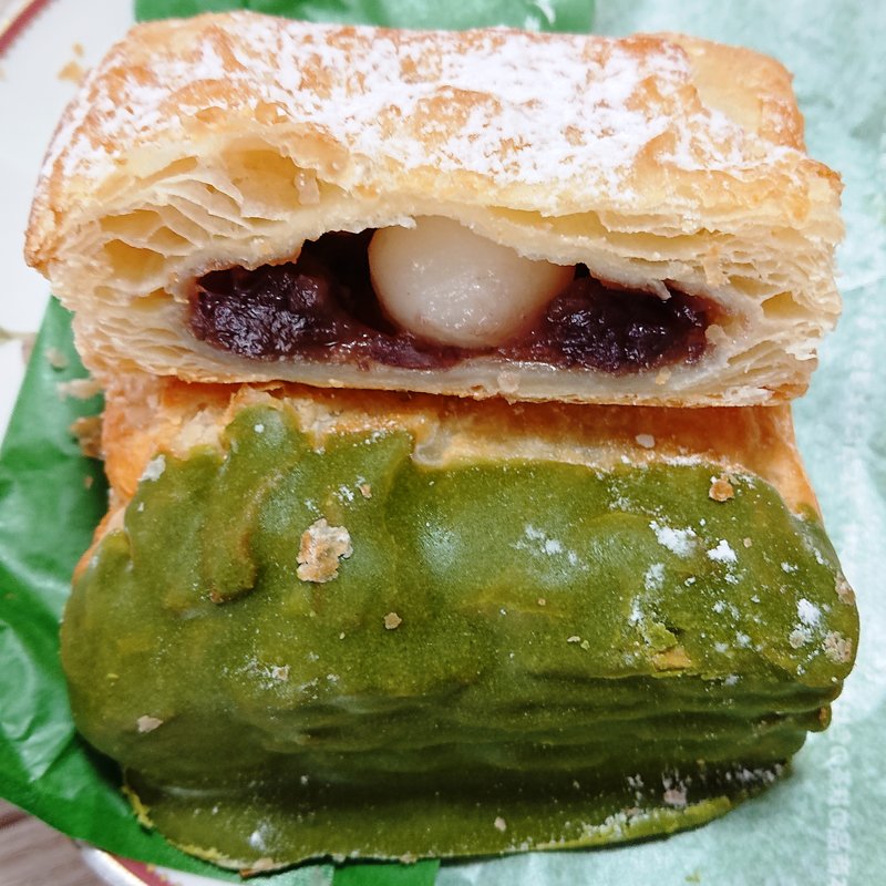 宇治抹茶チョコ あずき白玉パイ(ミスタードーナツ　鹿島田ショップ )