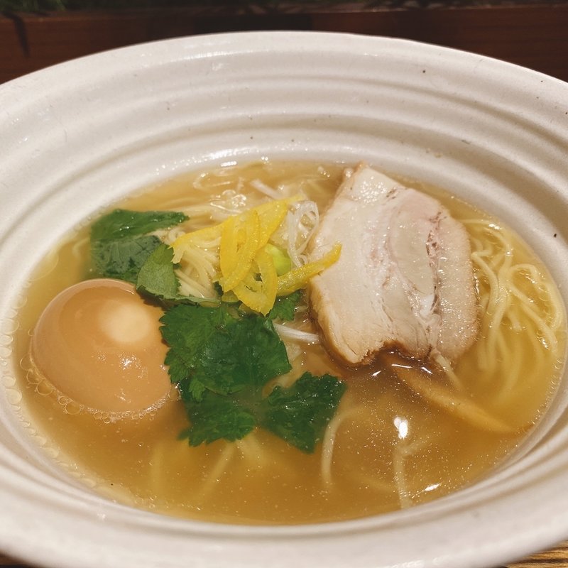 あっさり香るゆずラーメン(和 いち膳)