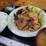 焼肉定食(生姜)豚ロース肉(割烹和 )