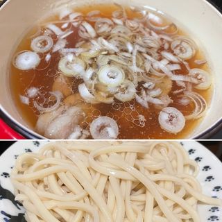 ラム肉 うどんつけ麺(自宅)