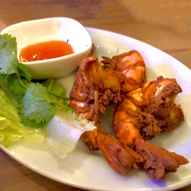 エビの唐揚げ(タイ屋台ガッチキ)