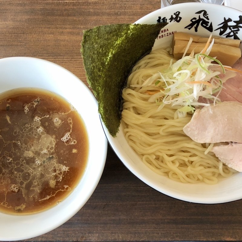 鮭節水のつけ麺 醤油(麺場飛猿)
