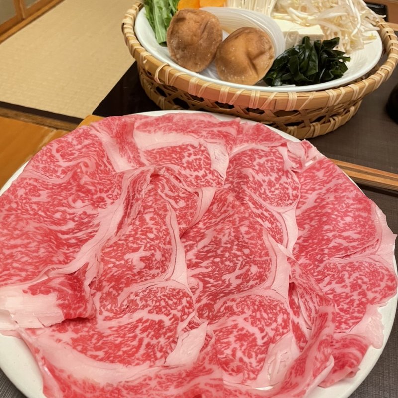 しゃぶしゃぶ（和牛霜降肉）(木曽路 用賀店)