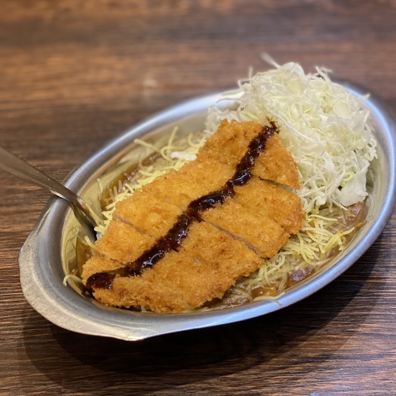 カツカレー　ミニ(カレーのチャンピオン 近江町店 （チャンピオンカレー）)