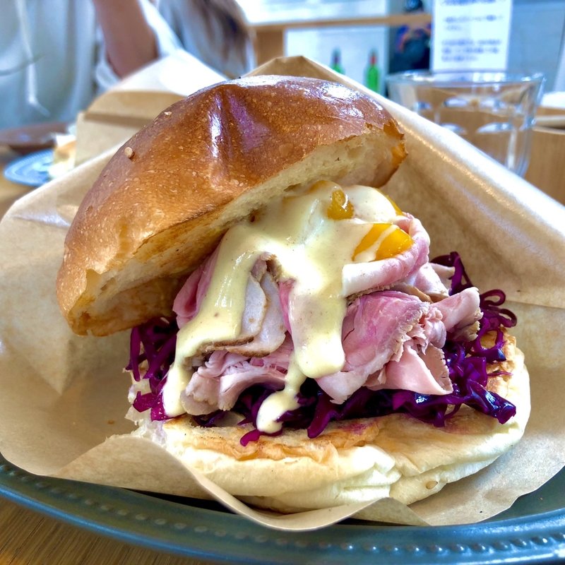 オムニバスバーガー（ランチセット）(カフェ オムニバス （cafe OMNIBUS）)