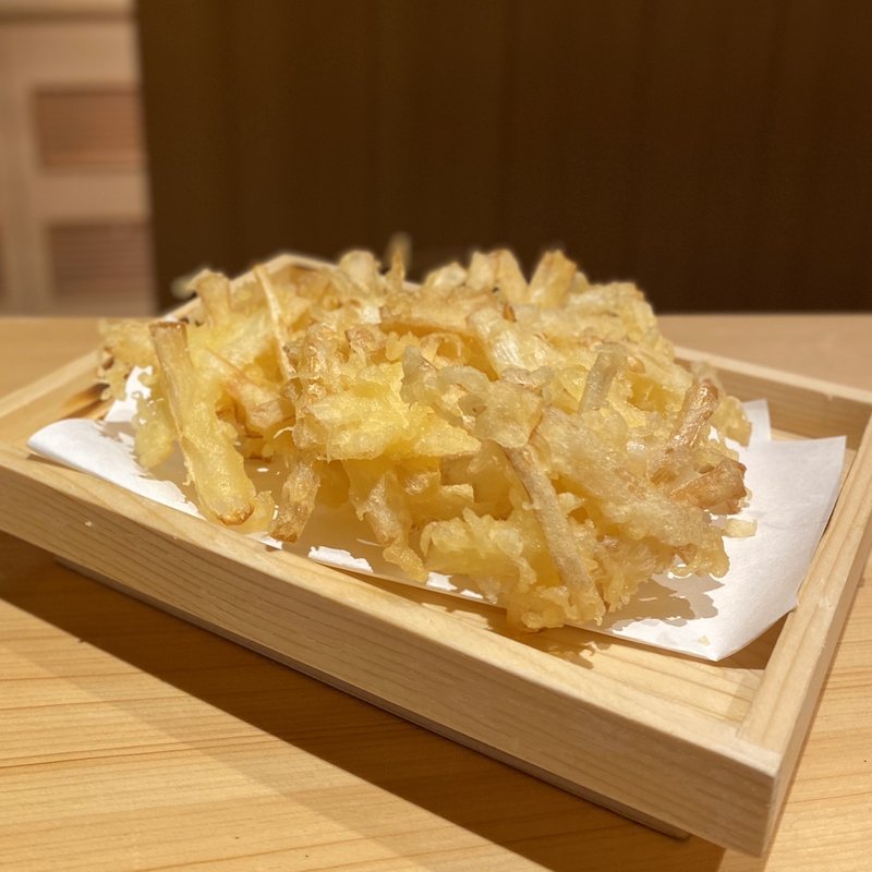 ネギの天ぷら(玄水)