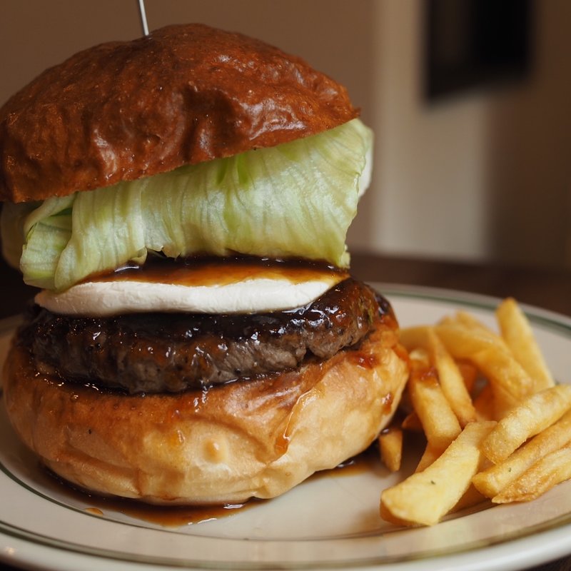 テリヤキクリームチーズバーガー(ザ マンチーズ バーガーワークス