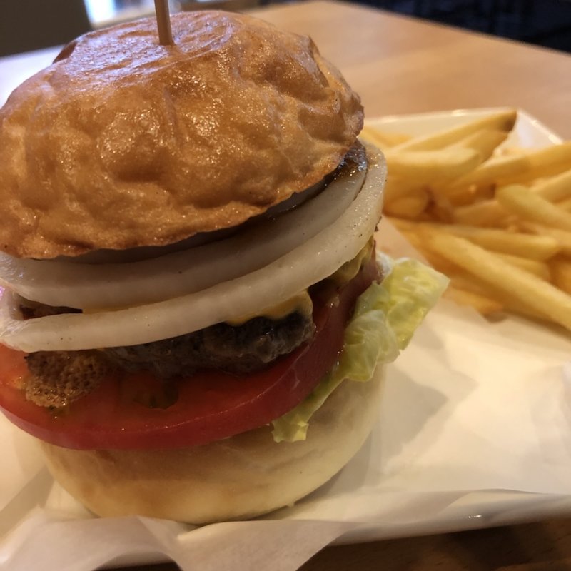 チーズバーガー　セット(R's BURGER 天美店)