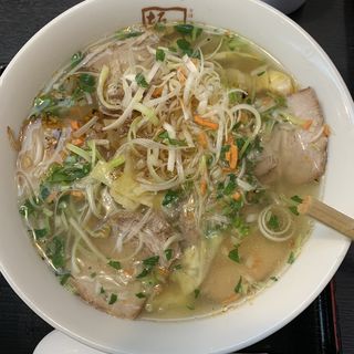 香るねぎキャベツの塩ラーメン(喜多方ラーメン　針中野店)