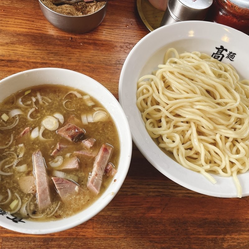 肉入りつけそば(麺 高はし （めんたかはし）)