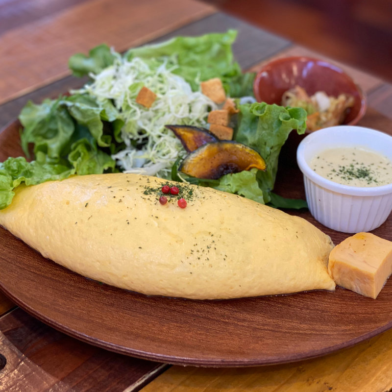 エビのクリームオムライス(エッグカフェ （egg cafe）)