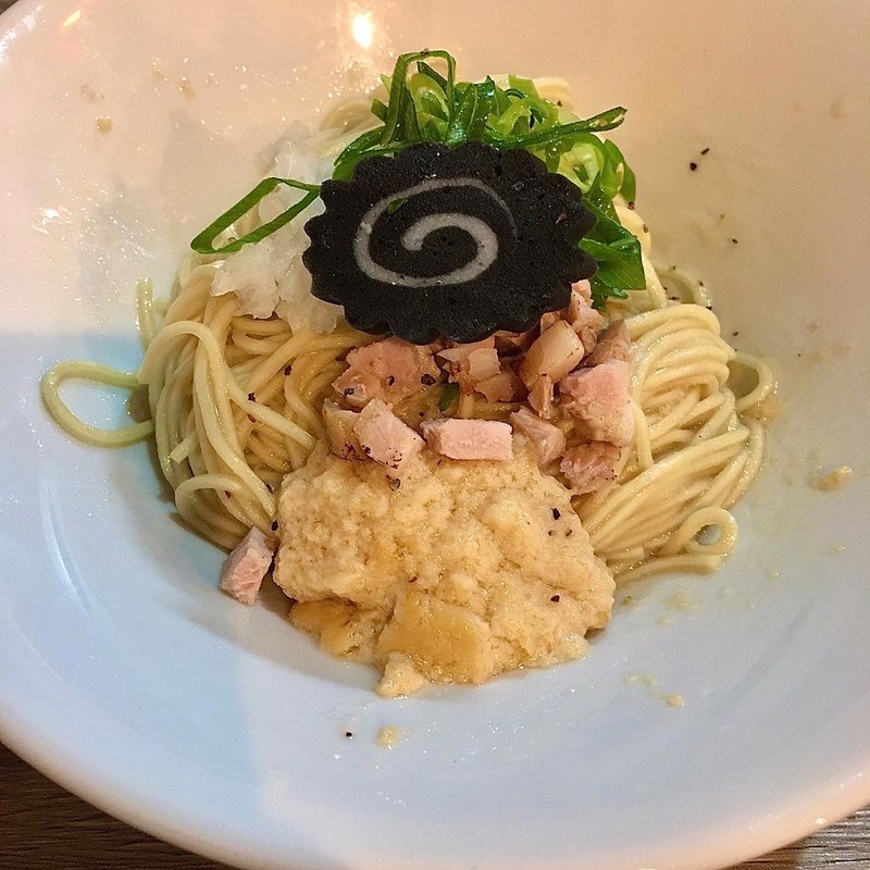 ホタテペーストの和え玉(限定)(ラァメン コハク)