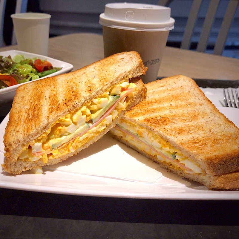 たまごのトーストサンドセット(DEP. DINER (North))