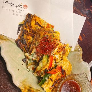 海鮮チヂミ(和韓料理 じゅろく)