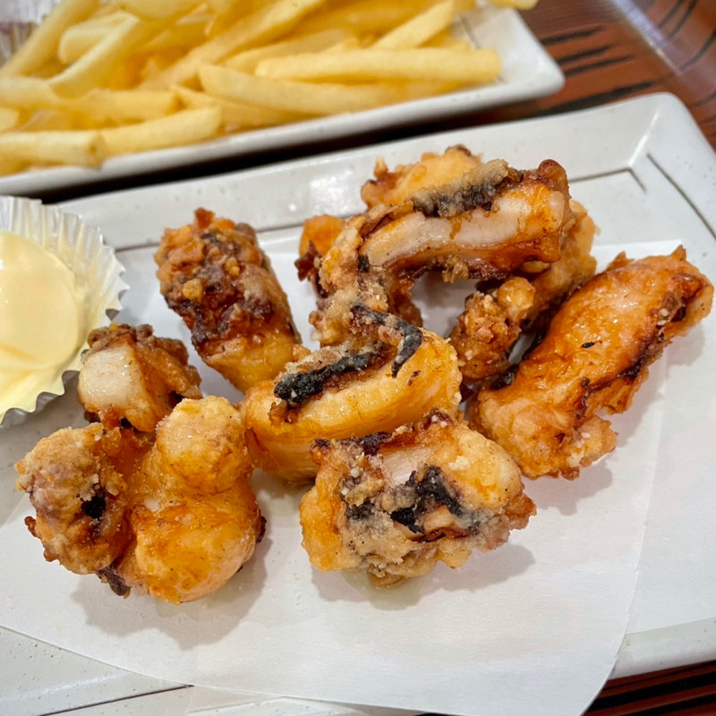 イカ下足から揚げ(ふれあい処 山ぼうし)