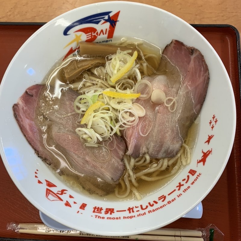 世界一忙しいラーメン(加西SA下りレストラン)