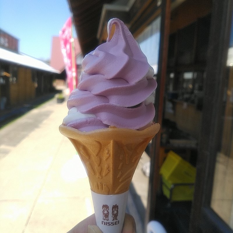 山ぶどうソフト(道の駅 おおの)