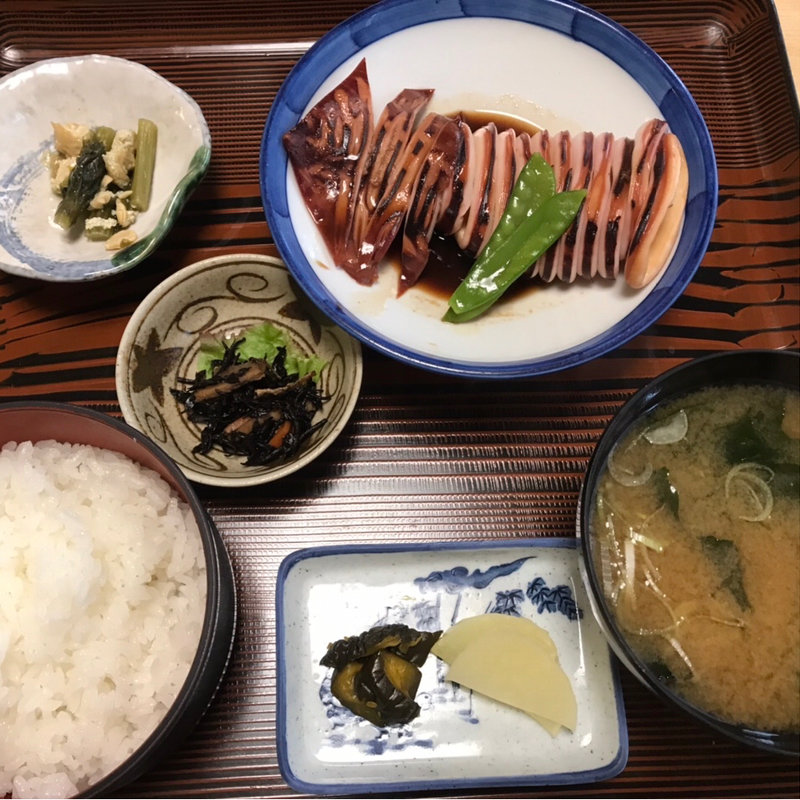 いか煮定食(一二三 （ひふみ）)